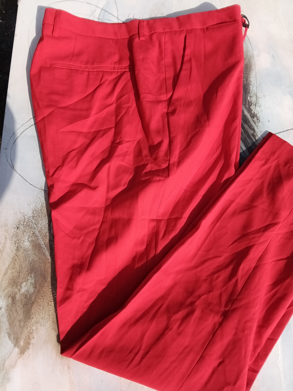 Bright Red Men's Trousers